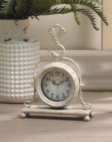 Retro Tabletop Clock: Vintage Style Timepiece For Home Decor