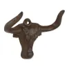 Rustic Ox Wall Hook Set Of 2 - Perfect For Organizing And Decorating