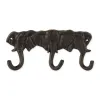 Premium Triple Elephant Wall Hook For Organizing And Decor
