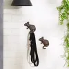 Set Of 2 Mouse Wall Hooks - Stylish And Functional Home Decor