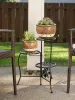 Country Apple Plant Stand - Rustic Farmhouse Decor For Indoor Or Outdoor Use