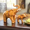Luck Elephant Figurine Statue For Home Decor