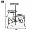 Country Apple Plant Stand - Rustic Farmhouse Decor For Indoor Or Outdoor Use