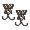 Set Of 2 Butterfly Wall Hooks - Stylish And Functional Home Decor
