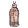 Moroccan Copper Candle Lantern - Decorative Lamp For Ambient Lighting
