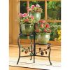 Country Apple Plant Stand - Rustic Farmhouse Decor For Indoor Or Outdoor Use