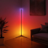 55"H RGB Corner Floor Lamp, Smart LED Lights, Support App, Remote control,  Music Sync, for game room, bedroom, livingroom, party