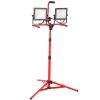 LED Work Light with Stand, 20000 Lumen Dual-head LED Work Light with 27.6\"-68.1\"" Adjustable and Foldable Tripod Stand"