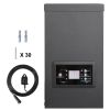 300W Low Voltage Landscape Transformer with Timer and Photocell Sensor, Waterproof Landscape Lighting Transformer, 120V AC to 12V/14V AC for Outdoor