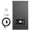 600W Landscape Transformer, Timer & Photocell Sensor Equipped, Weatherproof Outdoor Lighting Converter, 120V AC to 12V/14V AC, Ideal for Exterior