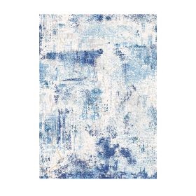 Area Rug, 5 x 7 ft Large Washable Rug, Non-Slip and Tear-Resistant Soft Carpet, Pet & Child Friendly Modern Area Rugs, Indoor Mat for Bedroom, Office