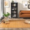 5 x 8 Feet Bamboo Floor Mat with Anti-Slip Backing for Living Room Bedroom