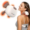 Human-Like Neck Massager With Heat Cordless Neck Massager for Pain Relief Deep Tissue Shiatsu Massager for for Neck Shoulders Back Legs