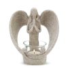 Southwest Desert Angel Candle Holder - Handcrafted Ceramic Decor For Home Or Office