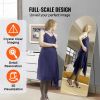 Arched Full Length Mirror, 71'' x 30'', Large Free Standing Leaning Hanging Wall Mounted Floor Mirror with Stand Aluminum Alloy Frame