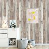 Vintage Wood Wallpaper 17.3"× 200" Wood Peel and Stick WalLpaper Contact Paper Self Adhesive Vinyl Shelf Home Wood Panel Wall Paper Covering Film