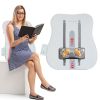 Shiatsu Back Massager 3D Deep Tissue Kneading Massage Pillow Cordless USB Rechargeable with 3 Massaging Modes 2 Heating Levels 10Mins Auto-Off for Bac