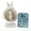 Led Light-Up Praying Angel Figurine For Home Decor And Gifts