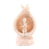 Led Light-Up Praying Angel Figurine For Home Decor And Gifts