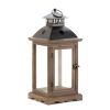Large Monticello Wooden Lantern - Rustic Home Decor And Outdoor Lighting Accessory