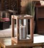 Vintage Rustic Wooden Garden Lantern For Outdoor Decor