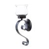 Elegant Scrolling Candle Wall Sconce For Ambient Home Decor Lighting