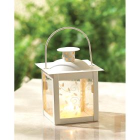 Mini White Lantern - Decorative Candle Holder For Home Decor And Events