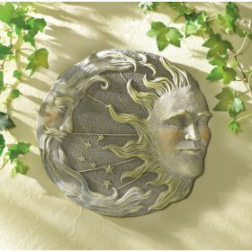 Celestial Wall Plaque - Decorative Celestial Moon And Stars Wall Art