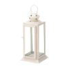 White Starlight Candle Lantern - Elegant Home Decor Accent With Led Lights