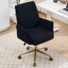 Mid-back liftable office chair, striped fabric, and ergonomically designed, is an excellent choice for working, studying or relaxing. The mid-back des