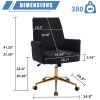 Mid-back liftable office chair, striped fabric, and ergonomically designed, is an excellent choice for working, studying or relaxing. The mid-back des