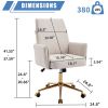 Mid-back liftable office chair, striped fabric, and ergonomically designed, is an excellent choice for working, studying or relaxing. The mid-back des