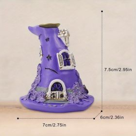 1pc,Vintage Style Doll Cone Incense Burner - Smoke Coming Out of Eyes and Corners of Mouth - Perfect for Yoga Room, Halloween Theme Party Decor (model: Fragrance Cap)