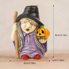1pc,Vintage Style Doll Cone Incense Burner - Smoke Coming Out of Eyes and Corners of Mouth - Perfect for Yoga Room, Halloween Theme Party Decor (model: Mother-in-law)