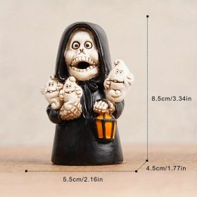 1pc,Vintage Style Doll Cone Incense Burner - Smoke Coming Out of Eyes and Corners of Mouth - Perfect for Yoga Room, Halloween Theme Party Decor (model: Open Mouth Three Baby)