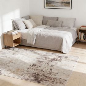 Carpet, floor carpet, suitable for living room, bedroom, dining room, mixed brown (Color: Mixed-brown)