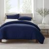 Serta Simply Clean Solid Duvet cover King