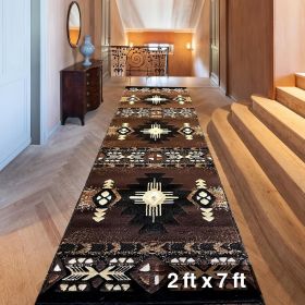 Southwest Native American Area Rug â€“ Thick, Soft, Durable & Easy to Maintenance Tribal Design Boho Rugâ€“ Ideal for Bedroom (Material: Polypropylene)