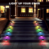 32/16 PCS Decorative Light Solar Energy Waterproof and Dustproof Light Source Sensing Suitable for Shopping Malls Guardrails Decks Stairs Gardens Cour