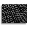 Metal Grid Canvas Print or Poster