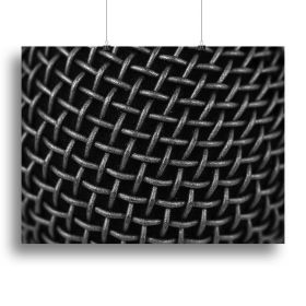 Metal Grid Canvas Print or Poster (type: Poster Print, size: Large (24" x 16"))
