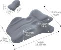 Wedge Pillow,Ergonomic Memory Foam, Contoured Support Pillows, 27° Angled Support for Waist and Neck, Multi-Position Support Pillow