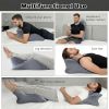 Wedge Pillow,Ergonomic Memory Foam, Contoured Support Pillows, 27° Angled Support for Waist and Neck, Multi-Position Support Pillow