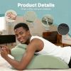 Wedge Pillow,Ergonomic Memory Foam, Contoured Support Pillows, 27° Angled Support for Waist and Neck, Multi-Position Support Pillow