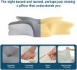 Cervical Memory Foam Pillow – Ergonomic Neck Support for Side, Back & Stomach Sleepers | Odorless Beauty Sleep Pillow for Deep Rest