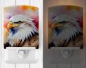 NEW Eagle Ceramic Night Light Compact, UL-Certified, Ideal for Bedroom, Bathroom, Nursery, Hallway, Kitchen, 6x4x3, Multicolor