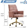 Mid-back liftable office chair, striped fabric, and ergonomically designed, is an excellent choice for working, studying or relaxing. The mid-back des