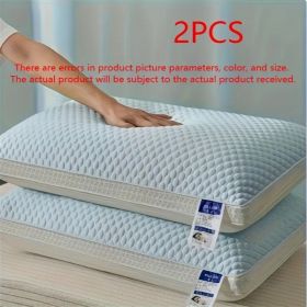 Cooling Breathable Tofu Pillows 2 PACK (Option: Deep Blue)